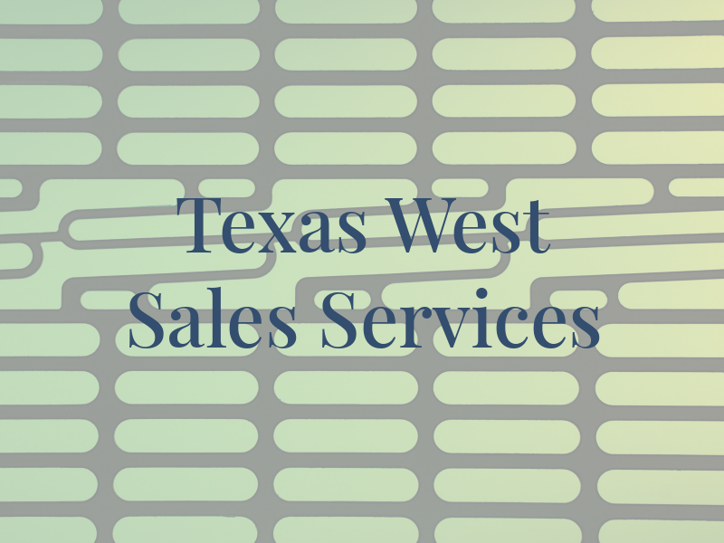 Texas West Bop Sales & Services