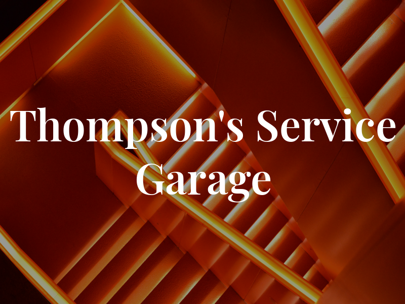 Thompson's Service & Garage