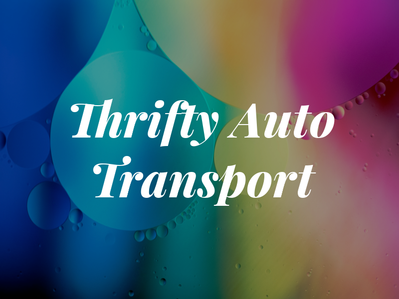 Thrifty Auto Transport