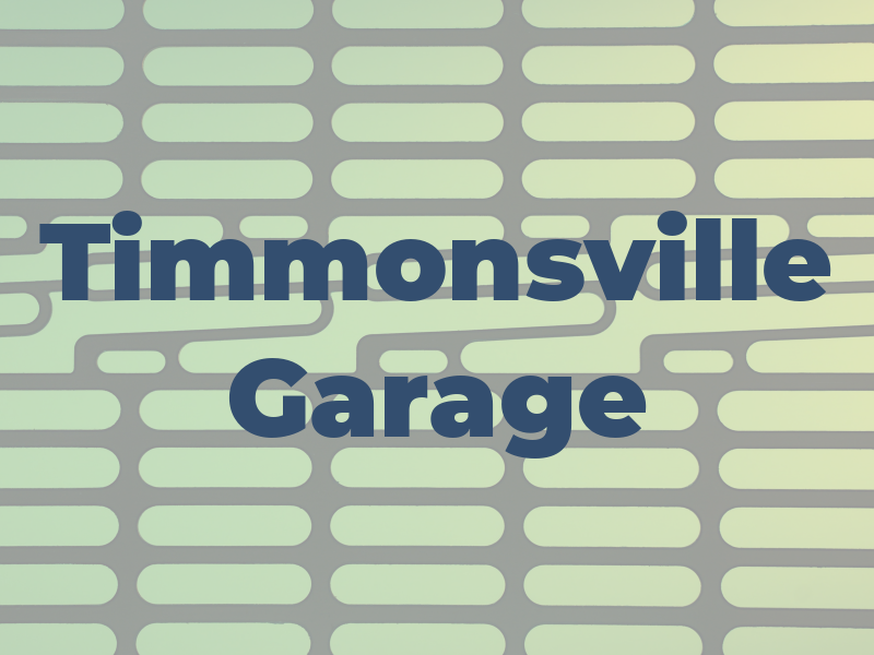 Timmonsville Garage