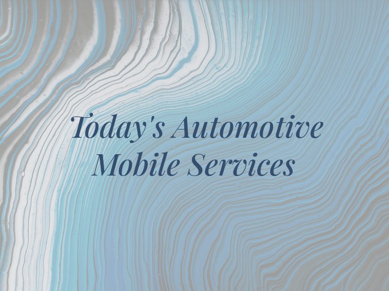 Today's Automotive Mobile Services