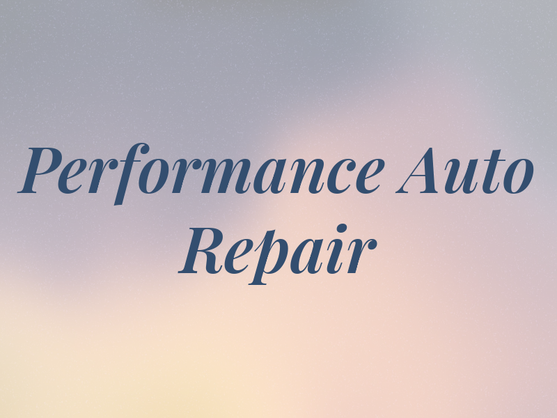 Top Performance Auto Repair