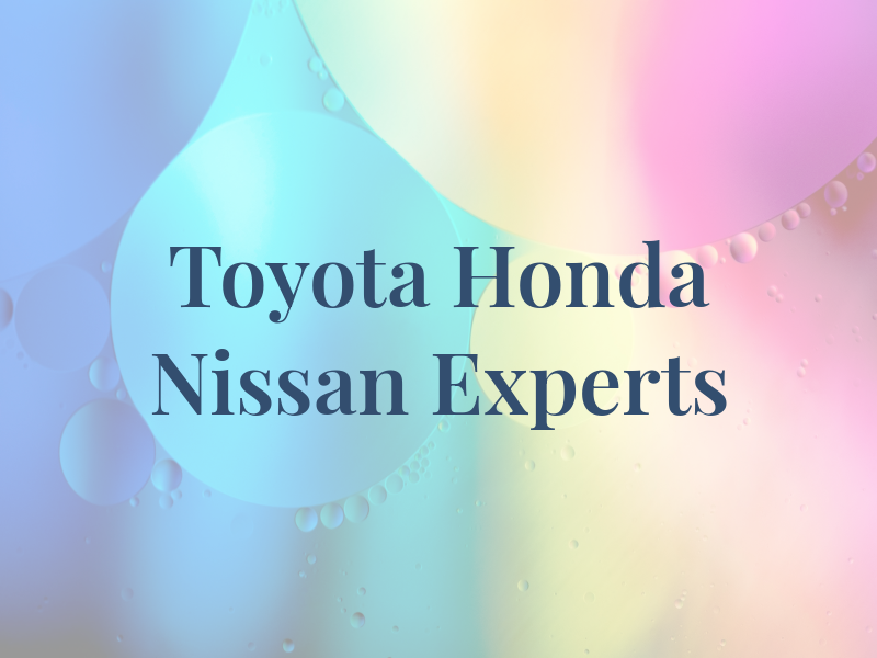Toyota Honda Nissan Experts