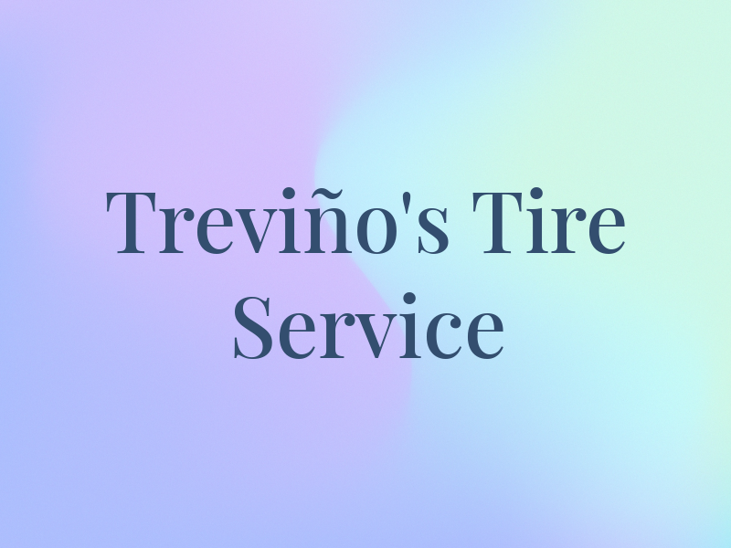 Treviño's Tire Service