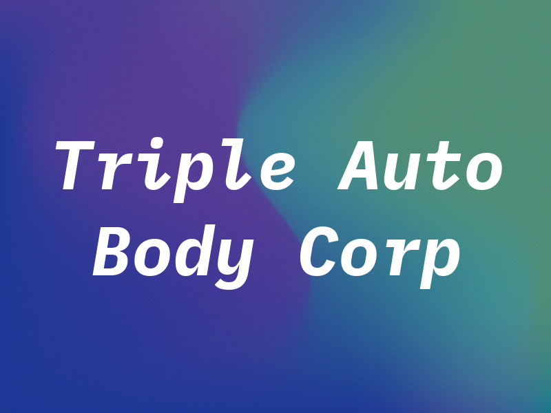 Triple D Auto Body Corp