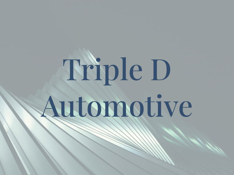 Triple D Automotive