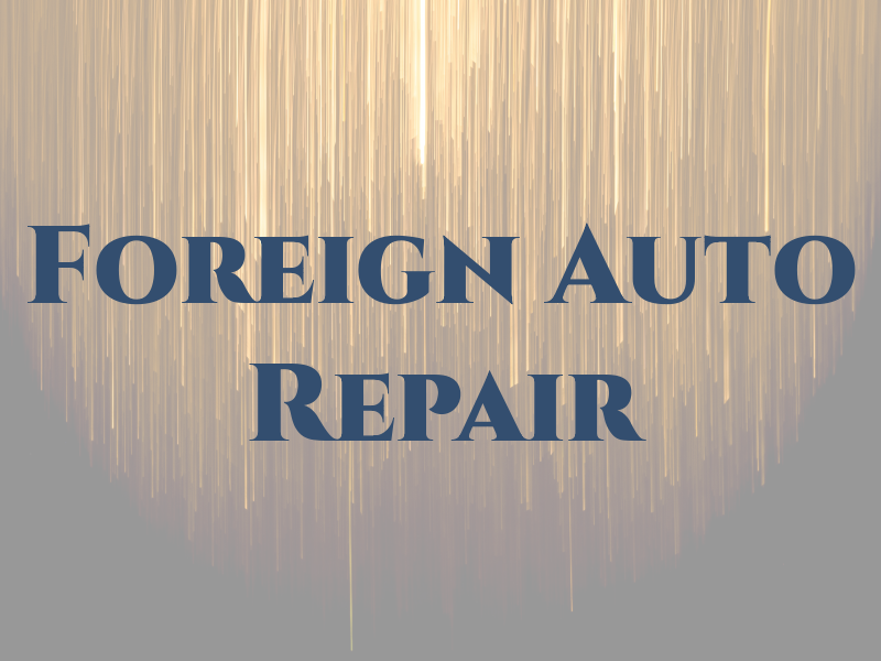 US Foreign Auto Repair