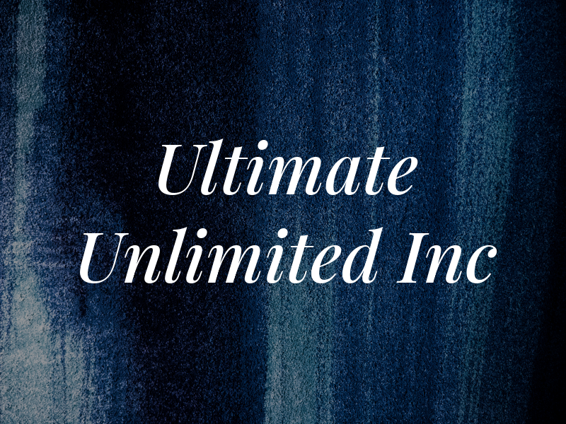 Ultimate Unlimited Inc