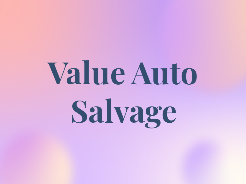 Value Auto Salvage