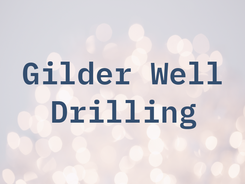 Van Gilder Well Drilling Inc