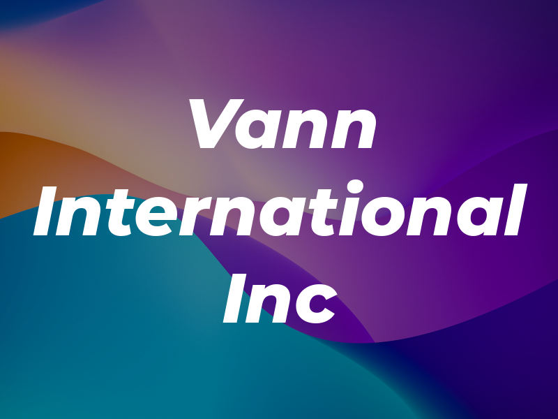 Vann International Inc