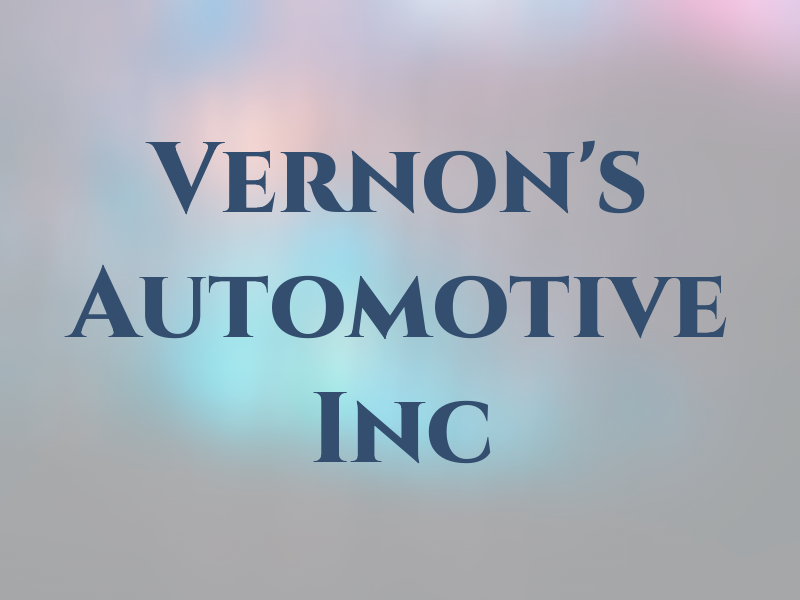 Vernon's Automotive Inc