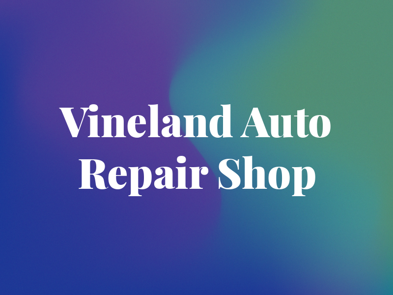 Vineland Auto Repair Shop