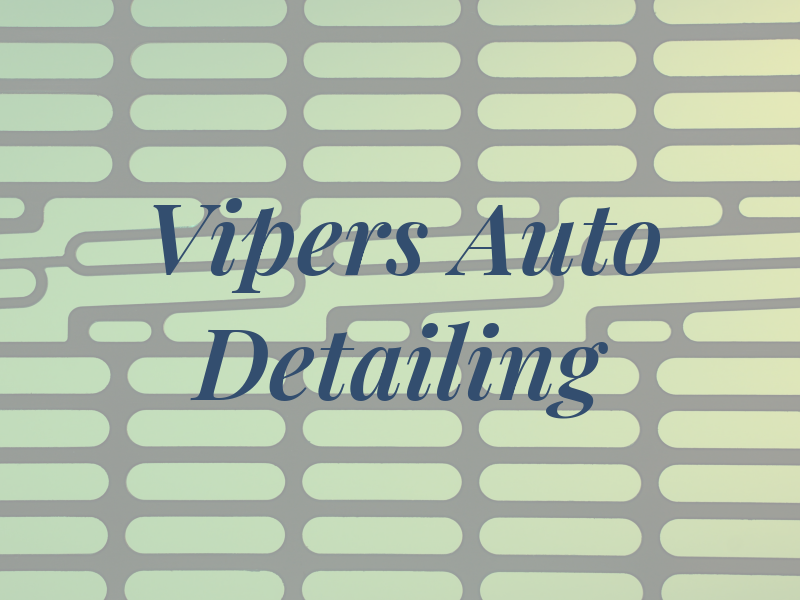 Vipers Auto Detailing