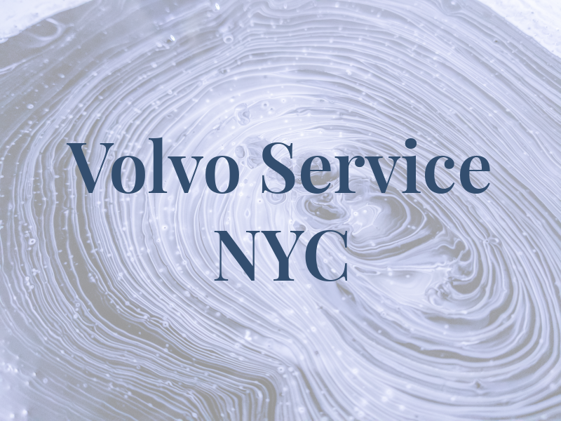 Volvo Service NYC
