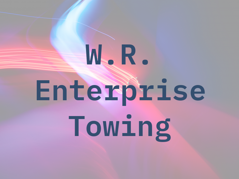 W.R. & S Enterprise Towing