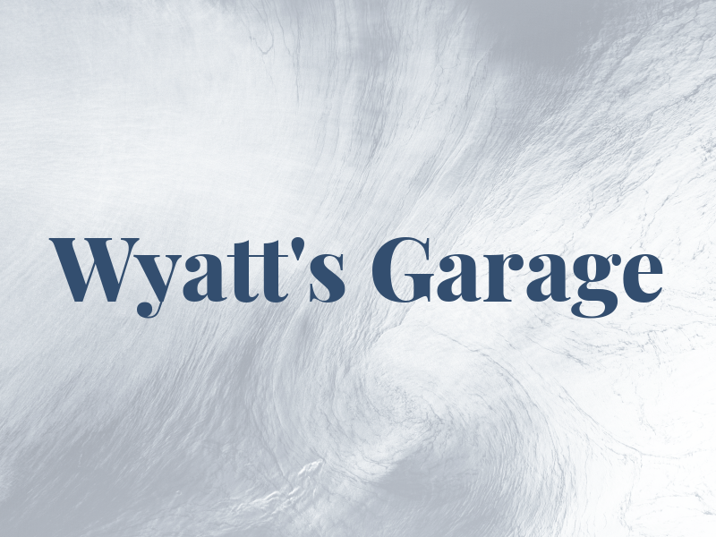 Wyatt's Garage