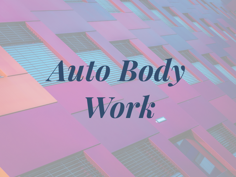 WM Auto Body Work
