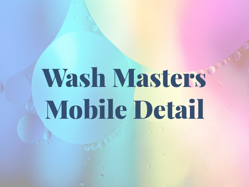 Wash Masters Mobile Detail