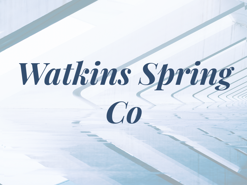 Watkins Spring Co