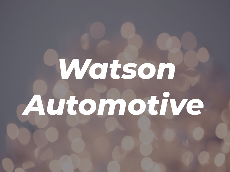 Watson Automotive