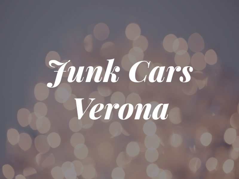 We Buy Junk Cars Verona NJ