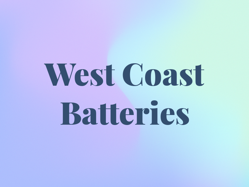 West Coast Batteries