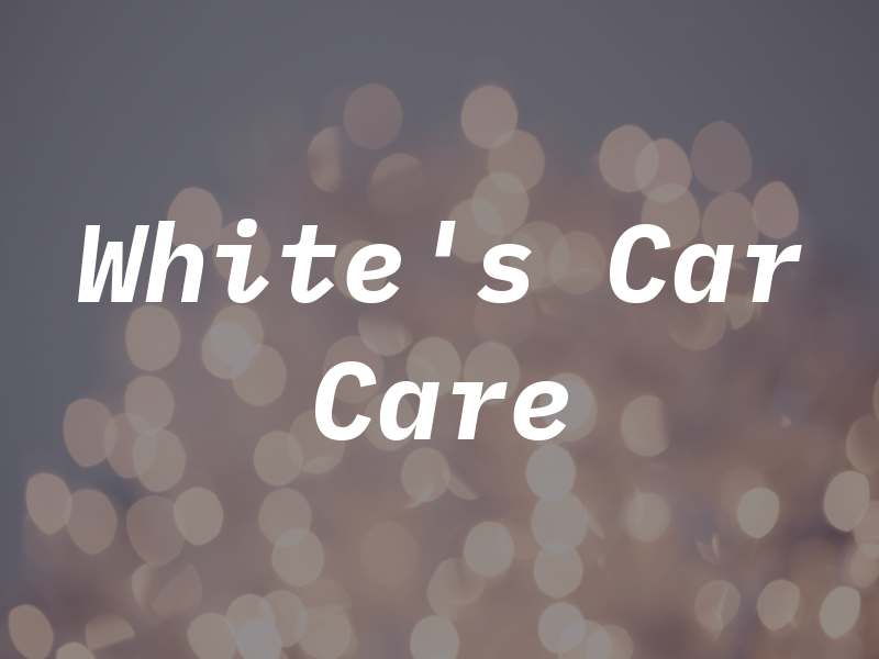 White's Car Care