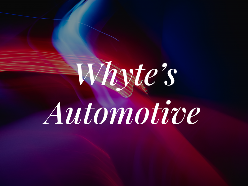 Whyte's Automotive