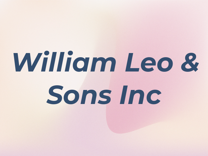 William Leo & Sons Inc