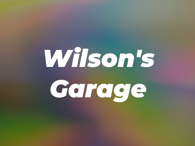 Wilson's Garage