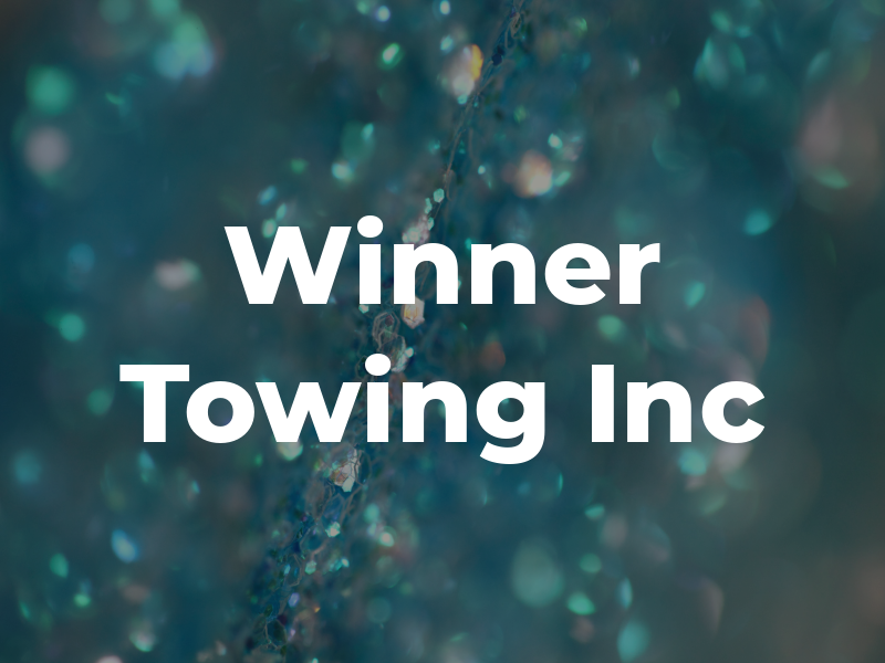 Winner Towing Inc