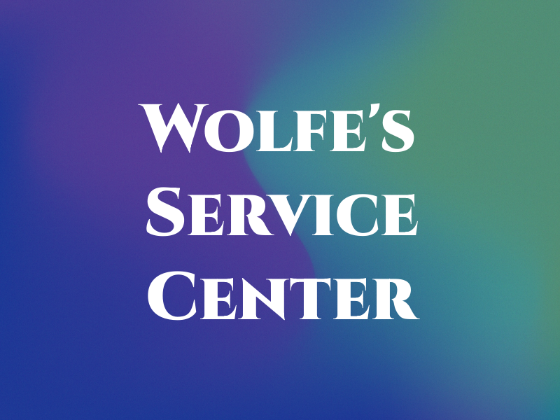 Wolfe's Service Center
