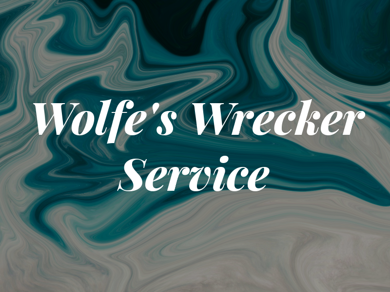 Wolfe's Wrecker Service