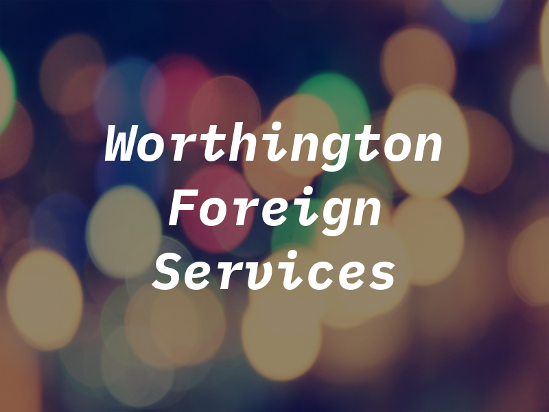 Worthington Foreign Car Services