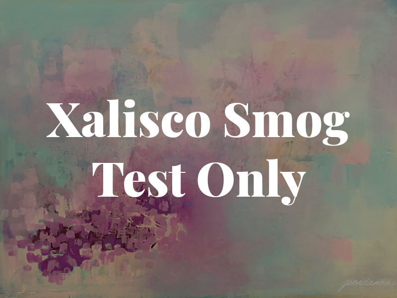 Xalisco Smog Test Only