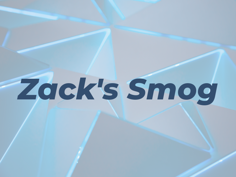 Zack's Smog