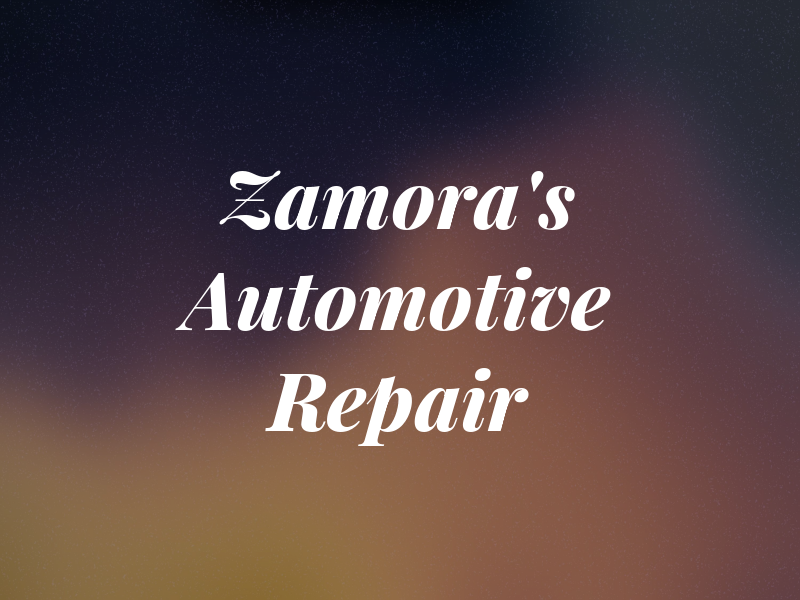 Zamora's Automotive Repair