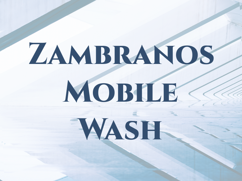 Zambranos Mobile Car Wash