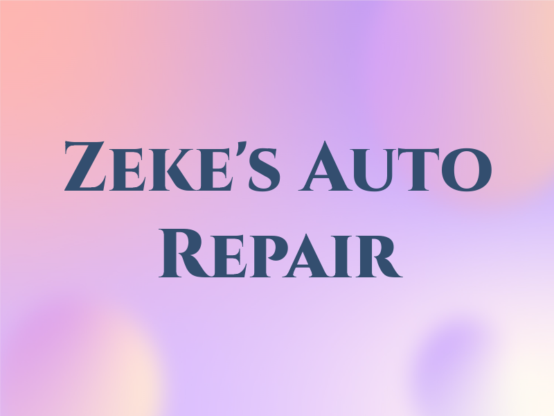 Zeke's Auto Repair