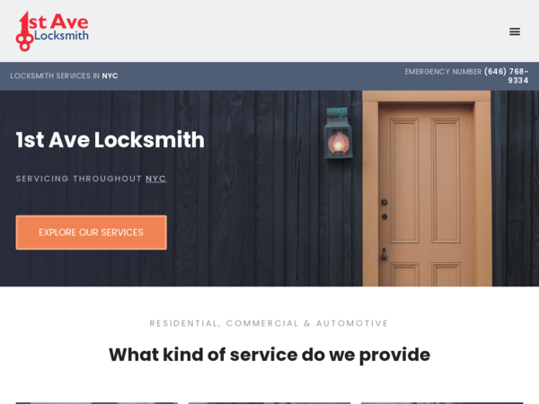 1st Ave Locksmith Corp