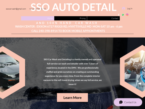 SSO Mobile Car Wash and Detailing