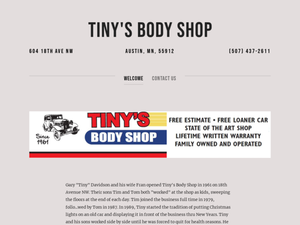 Tiny's Body Shop