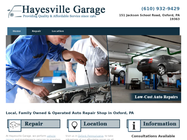 Hayesville Garage