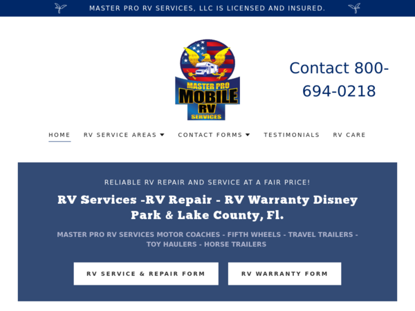 Master Pro RV Services LLC