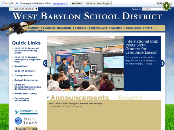 West Babylon Schools Transportation Department