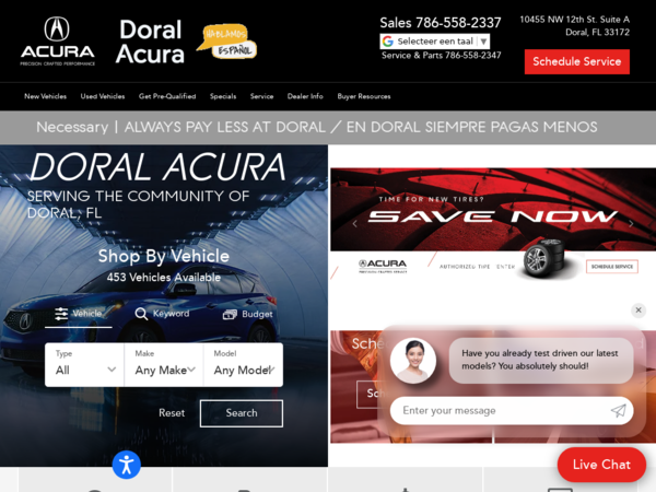 Doral Acura Parts Center