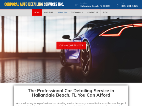 Corporal Auto Detailing Services Inc.