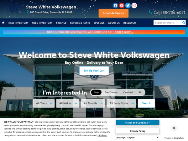 Steve White Volkswagen Service Center