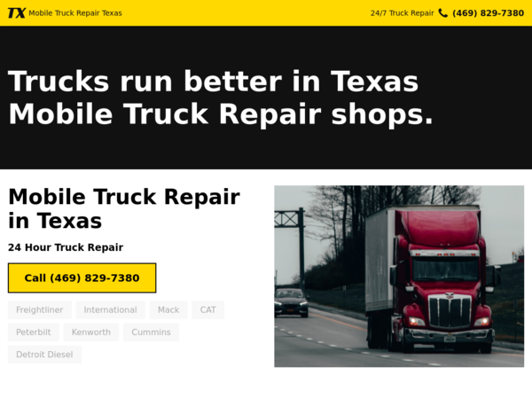 TX Mobile Truck Repair